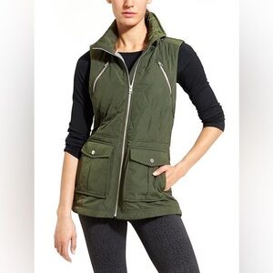 Athleta Tetons Sleeveless Quilted Jacket Women's Small